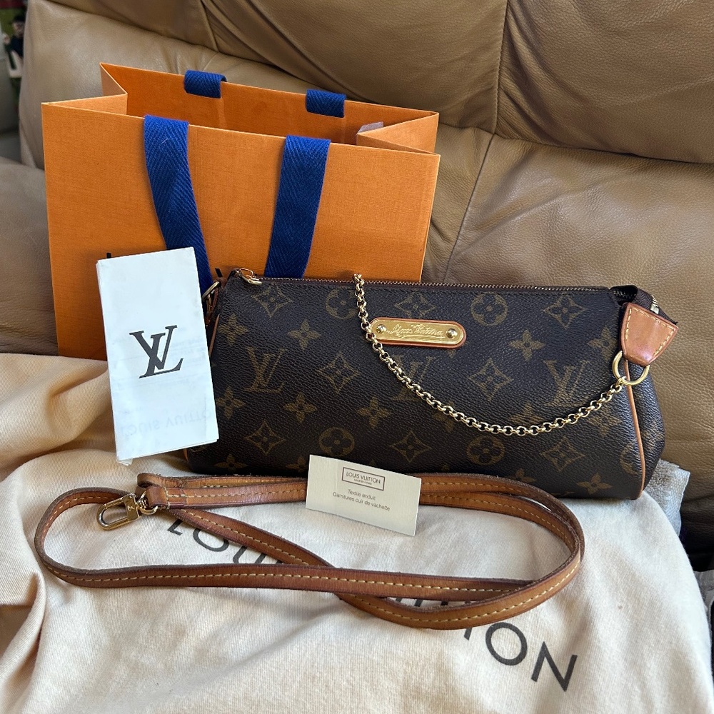 FULL SET Pristine AUTHENTIC Louis Vuitton Eva in Monogram ✨ ✨